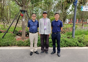 崇明區(qū)退役軍人事務(wù)局領(lǐng)導(dǎo)看望宗保公司花博會志愿者