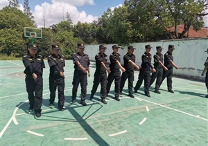 隊列訓(xùn)練塑氣質(zhì) 容姿嚴整樹形象